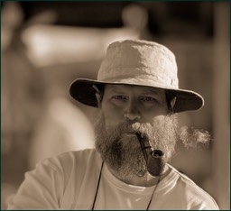 Un ami, "le fumeur de pipe"